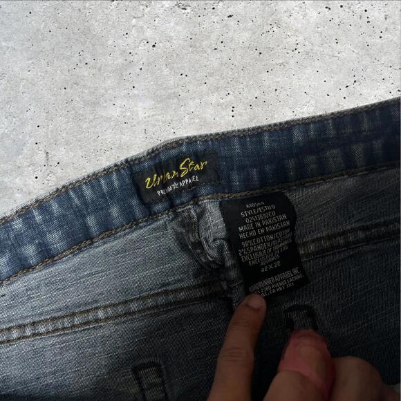Urban Star Straight Leg Denim Jeans Relaxed Fit Size‎ 42x32 - Picture 5 of 7